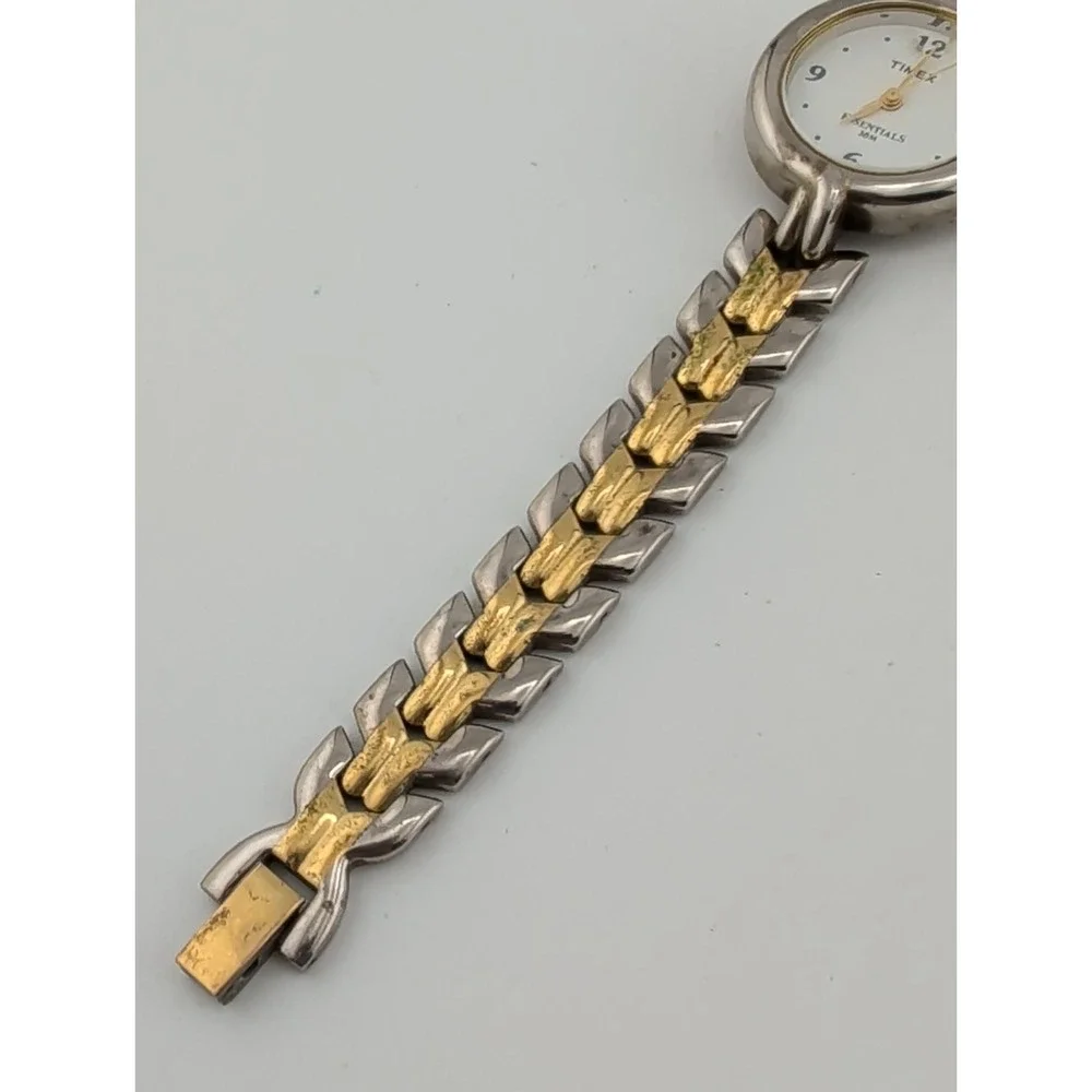 Timex Essentials Women's Watch 25mm Case Two Tone 7